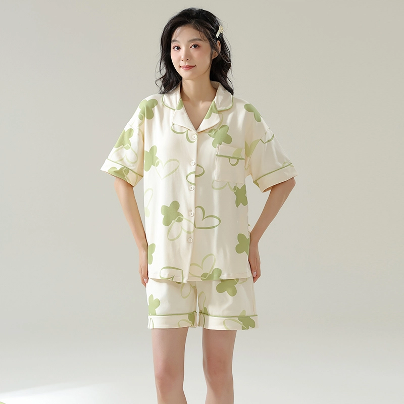 品彩 带胸垫薄款休闲舒适可外穿睡衣套装 女款