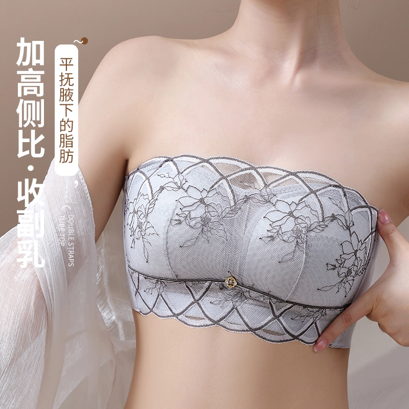 芬腾 薄款防下垂女防滑蕾丝无痕夏季文胸 女款