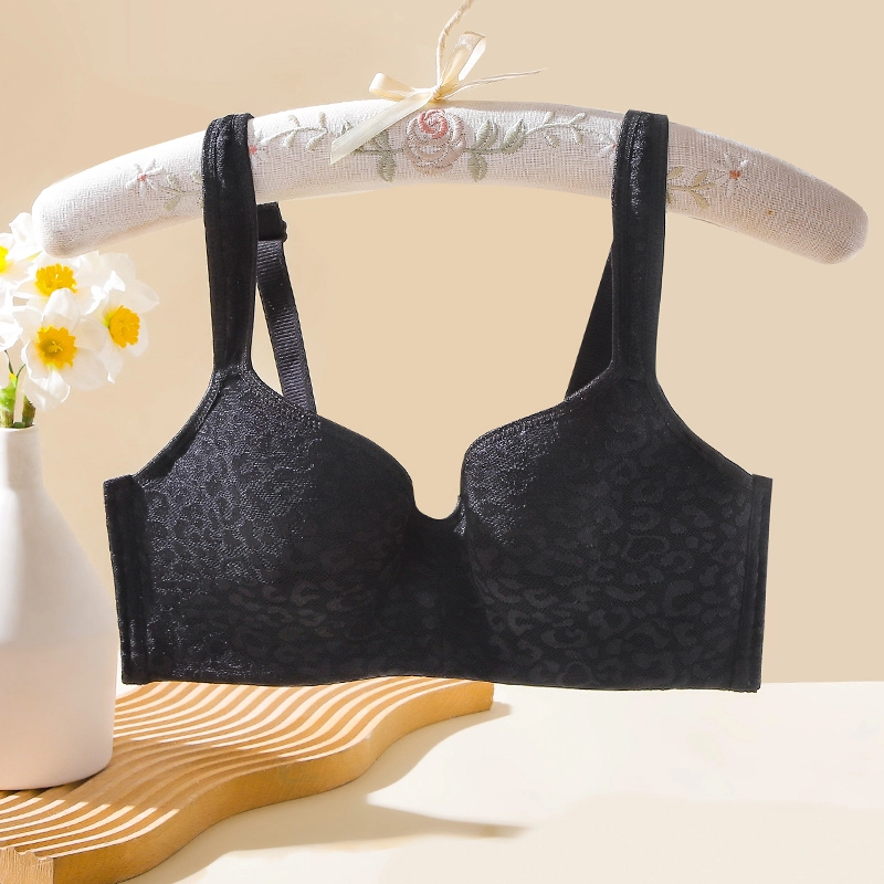 芬腾 大胸显小软钢圈聚拢显瘦舒适透气防下垂收副乳无痕轻薄款文胸 女款