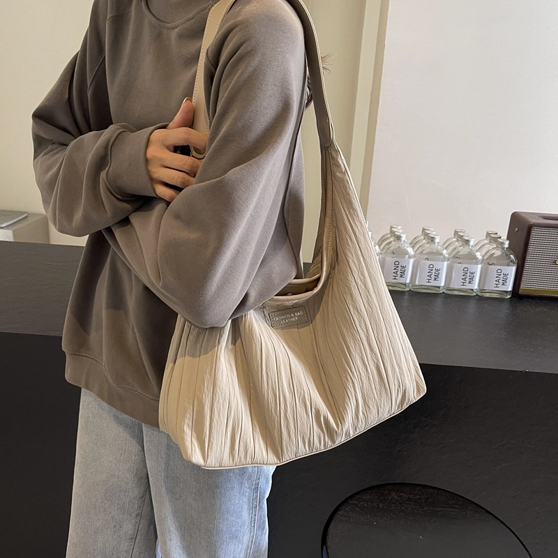 三只小鸭 小众通勤轻便休闲百搭 布 单肩包 常规 女款 多色