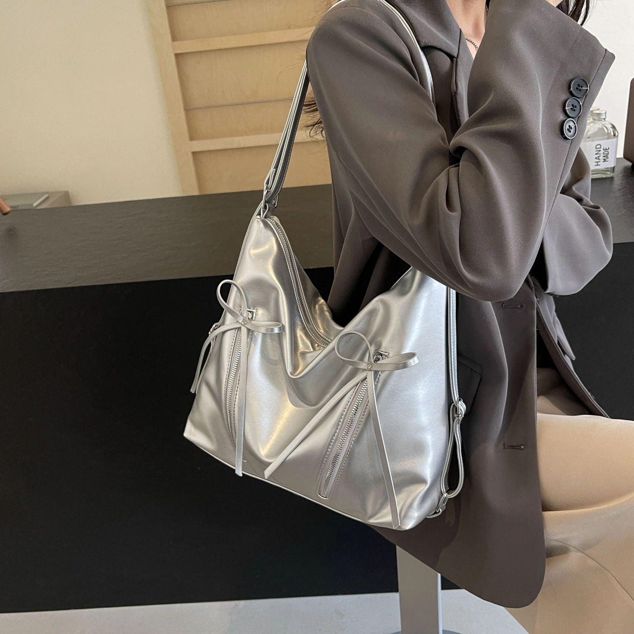 JIANGLIDA PU Tote
