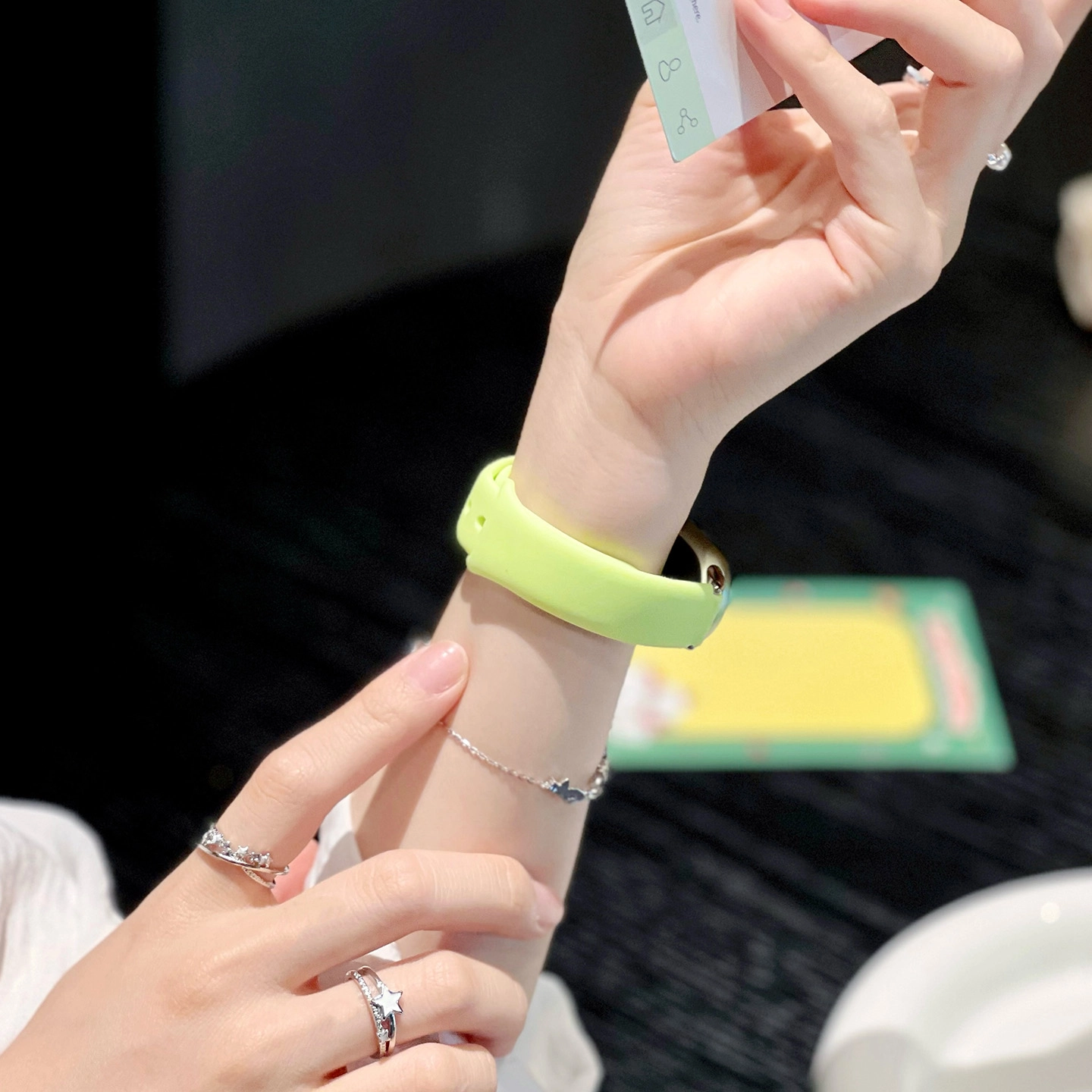 创意达 表带 小米适用 硅胶材质 柔软硅胶表带男女通用