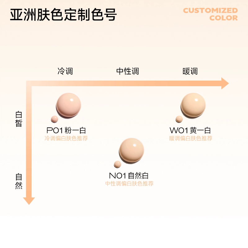 珂拉琪 水雾霜小紫镜小滤镜气垫 哑光无瑕修饰肤色防晒遮瑕 混合皮中性肌