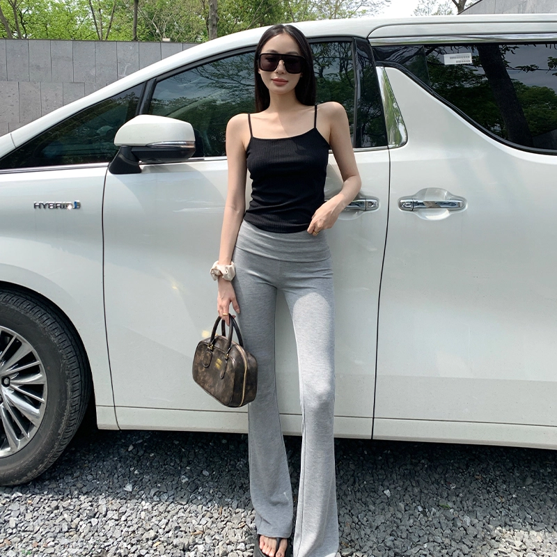 周淼 修身纯色套头吊带 女款
