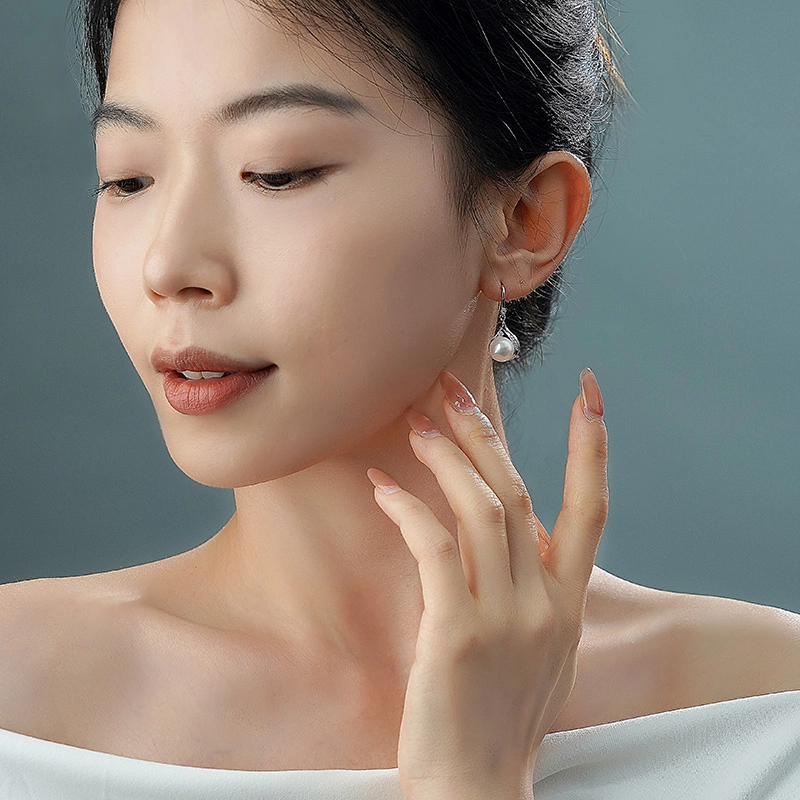 奢珠 大颗粒 高性价比 淡水珍珠 耳环 女款