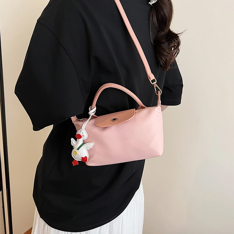 笛贝嘉 小清新手拎高级感多巴胺斜挎简约休闲百搭 布 手提包 女款 多色