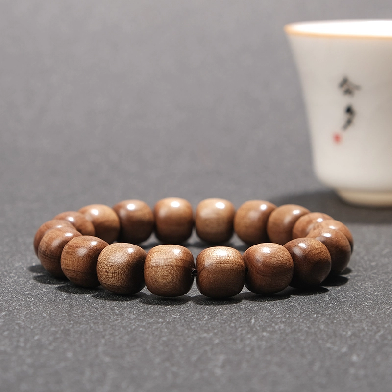 今夕 文玩佛珠盘玩 金丝楠 手串 男款 楠木
