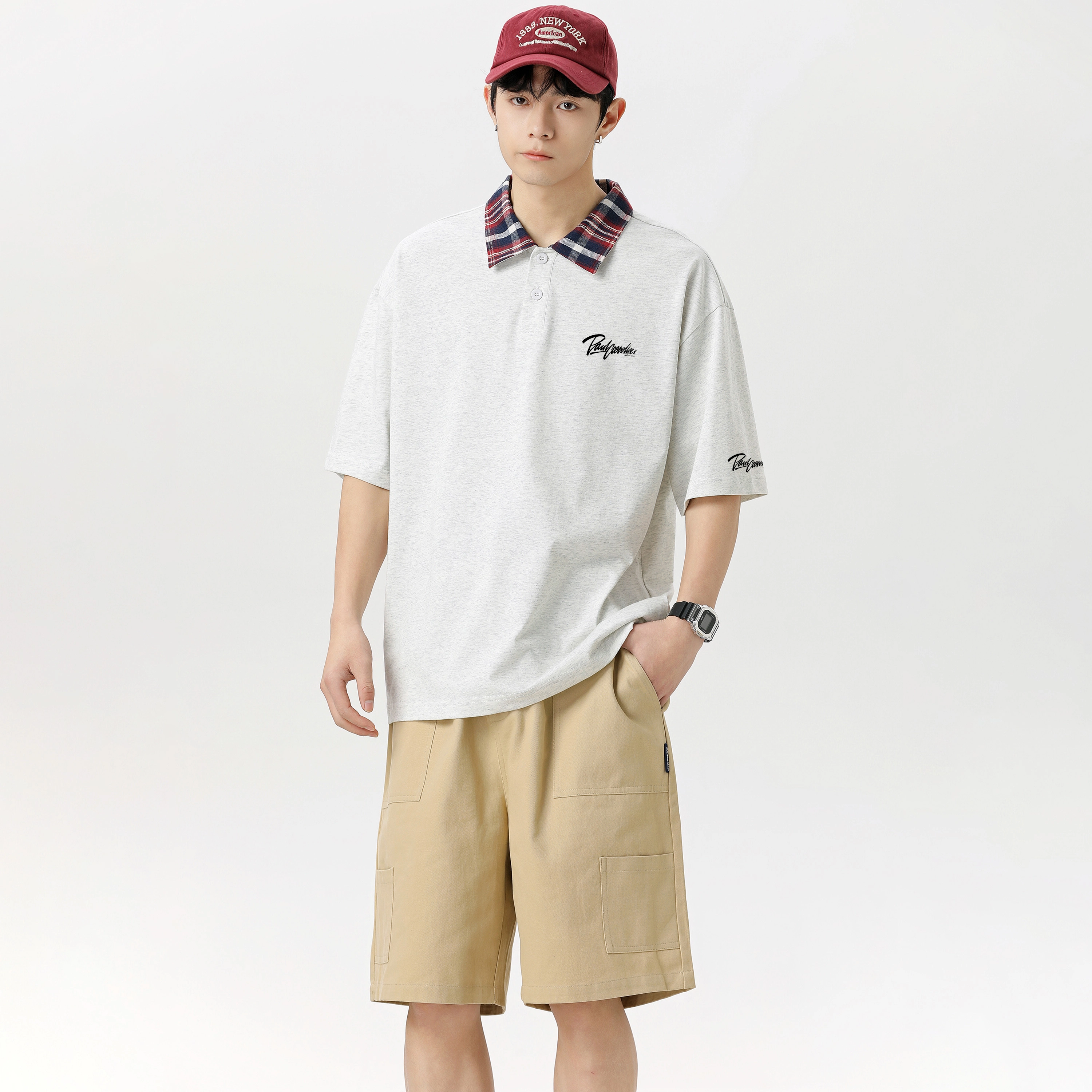 PAUL COSTELLOE LOGOcleanfitPolo
