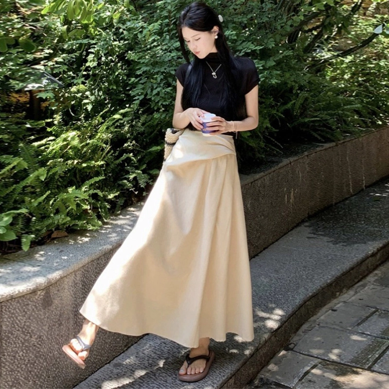 依钗 多风格融合的短袖上衣与半身裙夏季时尚穿搭裙装套装 女款