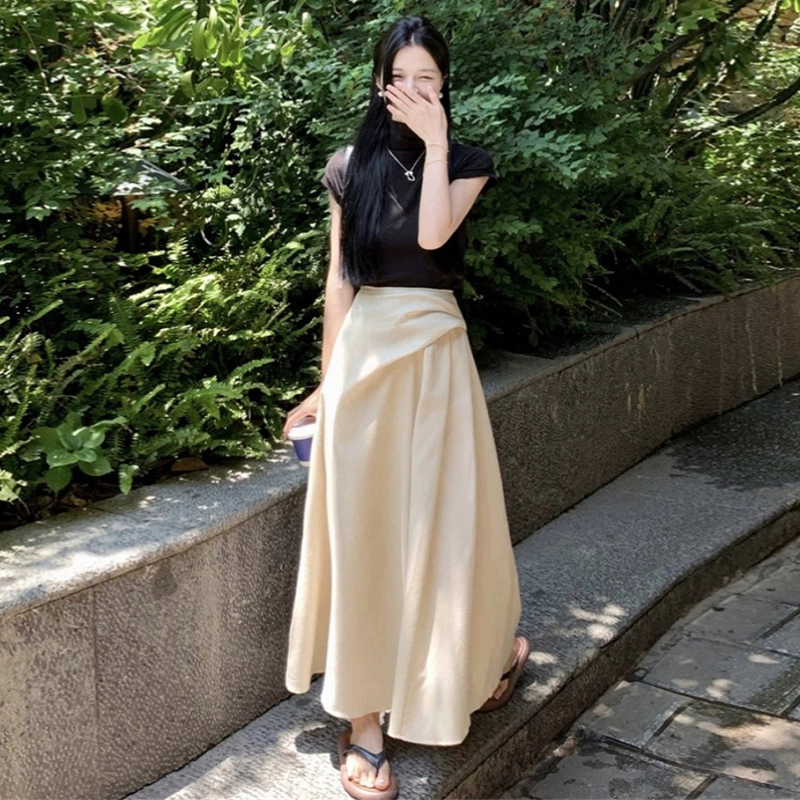 依钗 多风格融合的短袖上衣与半身裙夏季时尚穿搭裙装套装 女款