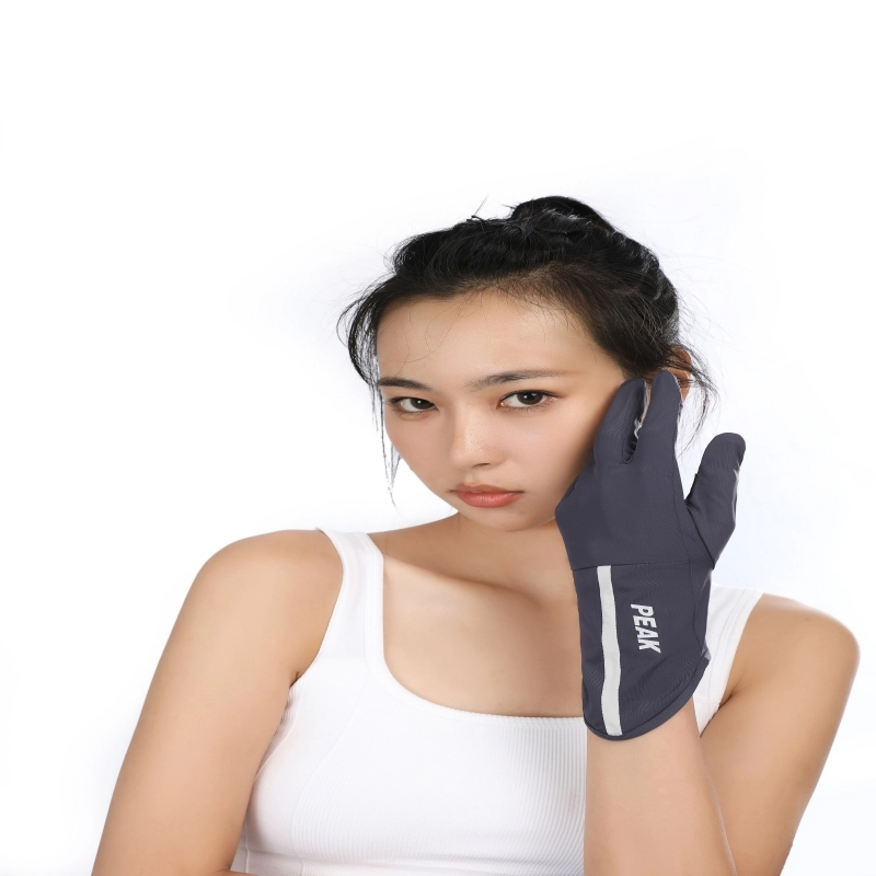 匹克 户外运动骑行防紫外线可触屏开车遮阳防滑透气薄款 冰丝 手套 女款 多色