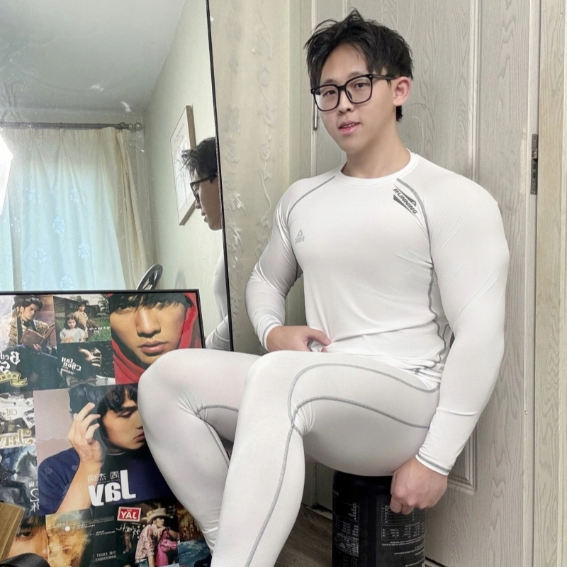 匹克 反光印花速干透气运动训练轻薄散热高弹长袖打底内衣跑步瑜伽健身衣 男女同款 /