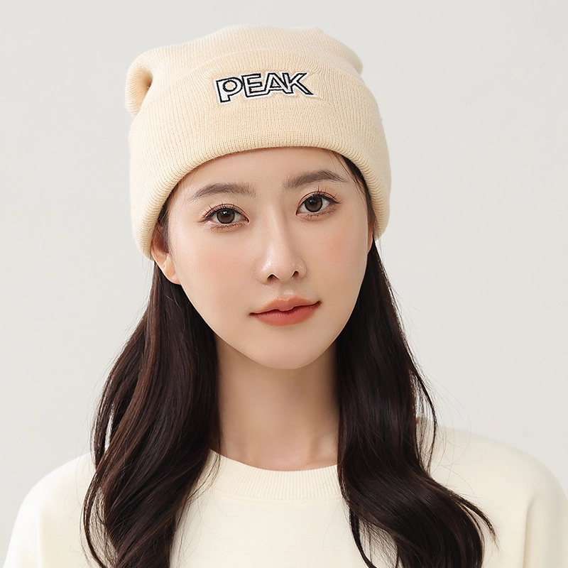 匹克 防寒保暖格纹流苏显气质 两件套 绒线围巾 女款