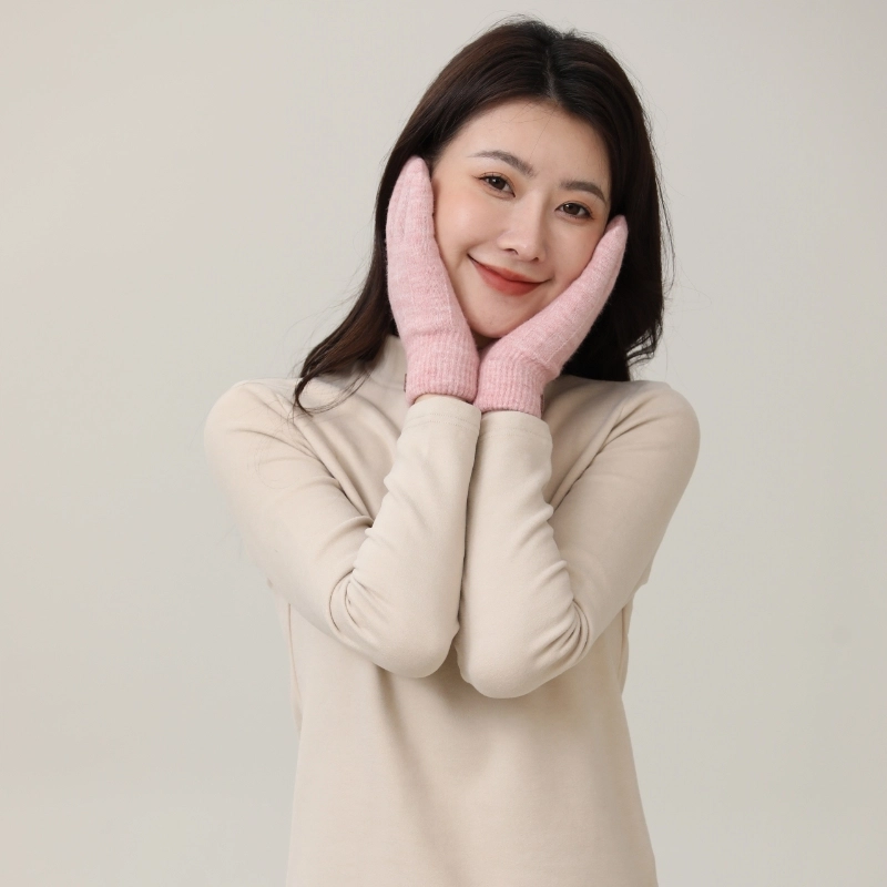 匹克 纯色针织毛线加厚加绒防寒保暖可触屏 多色 手套 男女同款情侣款