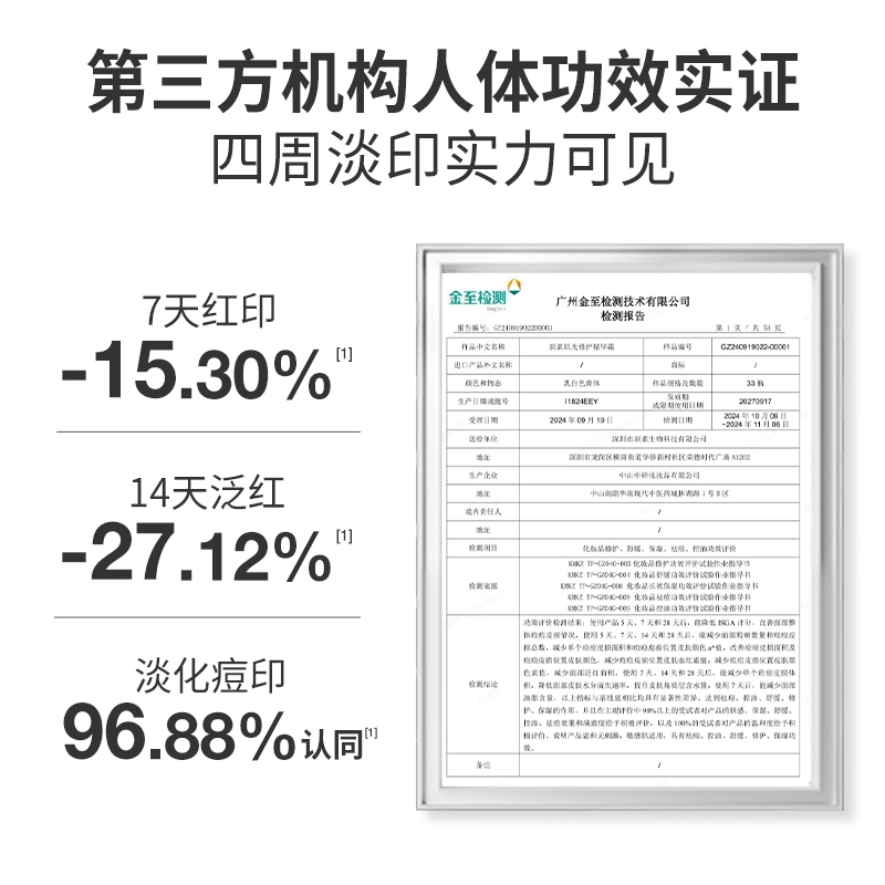 羽素  淡痘印精华霜 提亮修护褪红印改善暗沉  保湿控油舒缓