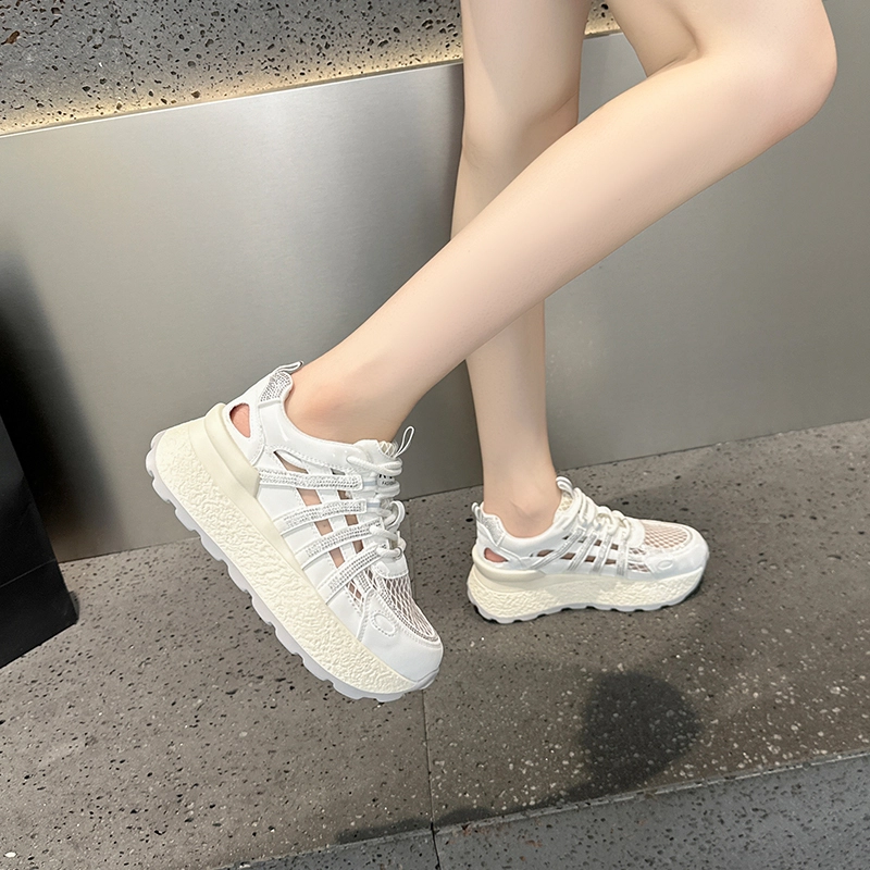 阿比让 潮流舒适百搭 耐磨 低帮 老爹鞋 女