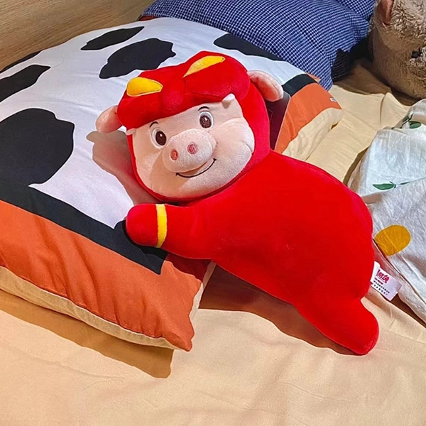 姝娈 猪猪小猪仔趴姿 抱枕 玩偶 毛绒公仔