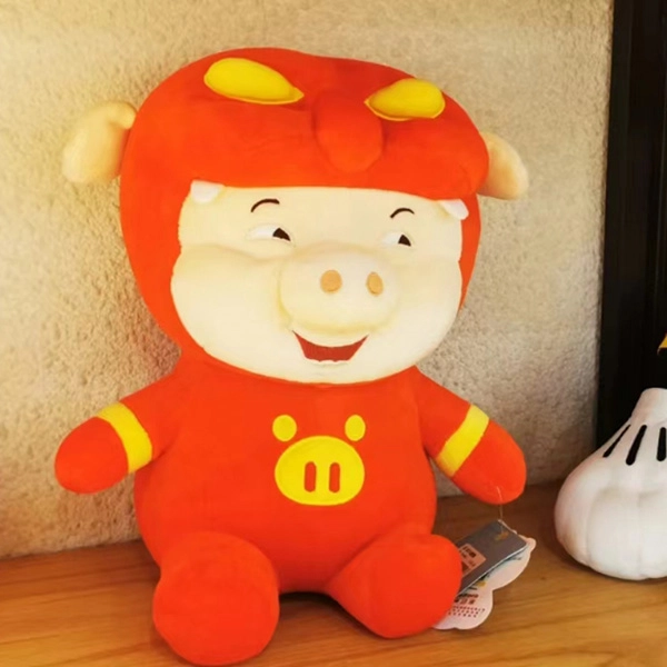 姝娈 猪猪小猪仔趴姿 抱枕 玩偶 毛绒公仔