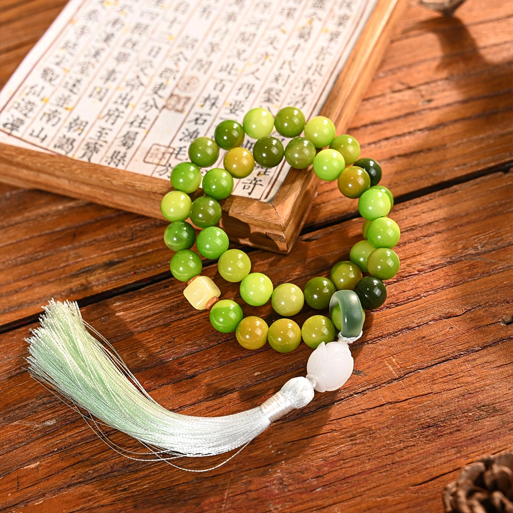 天纵 清新小金桔好运滚滚圆珠文玩佛珠盘串 菩提根 手串 男女同款情侣款