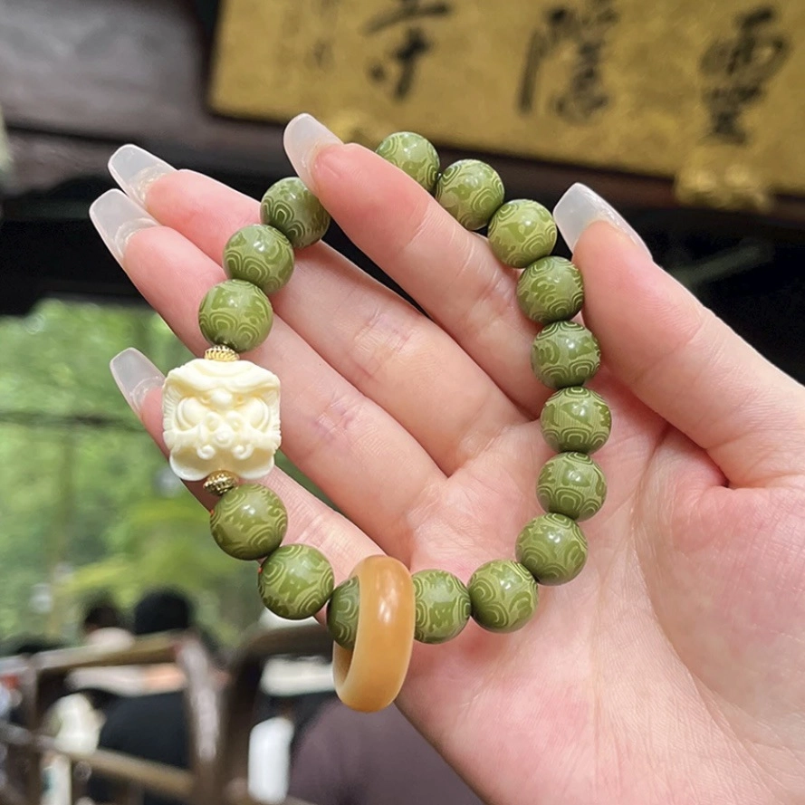 天纵 六字箴言配国潮 菩提根 菩提手串 女款