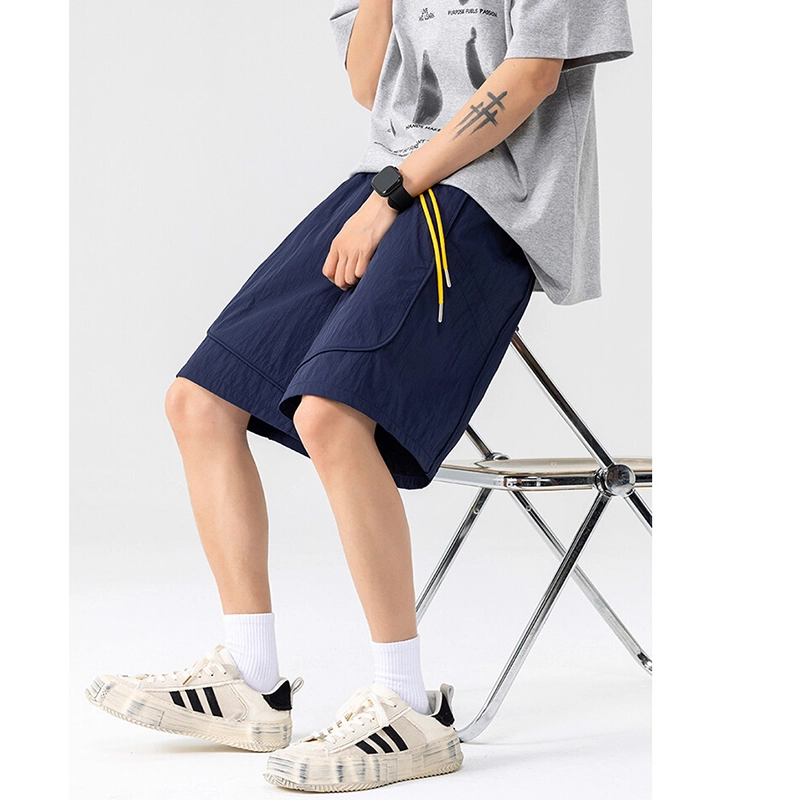 佑麟 美式户外运动速干薄款透气四分裤高街潮牌工装中裤休闲短裤 男女同款