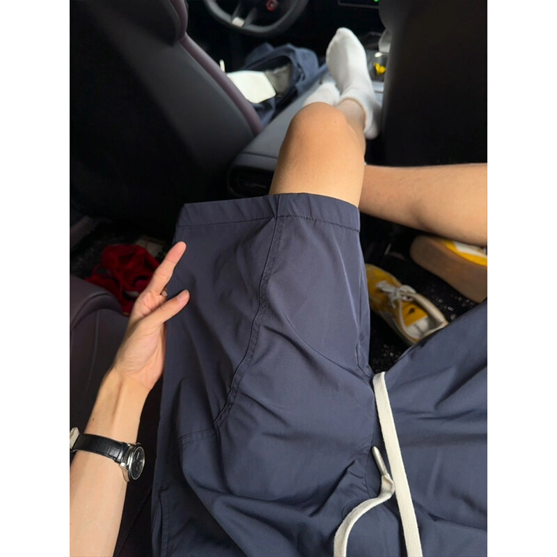 佑麟 夏款宽松直筒运动薄款休闲篮球裤潮流百搭男士五分裤短裤 男女同款