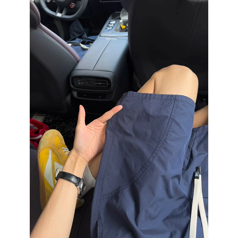 佑麟 美式速干运动裤男夏季薄款篮球冰丝裤子外穿跑步健身五分裤休闲短裤 男女同款