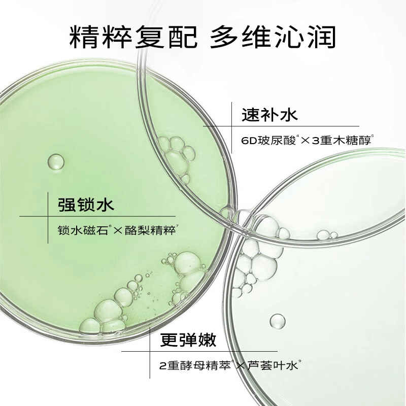 一叶子 酪梨牛油果护肤礼盒套装 保湿修护滋润舒缓补水 水乳洁面霜精华