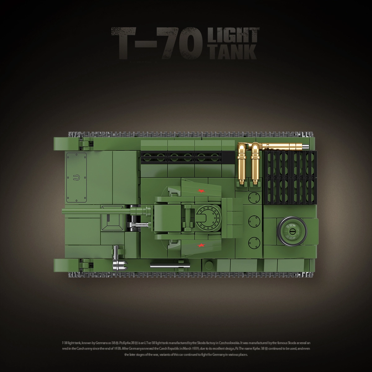 QUAN GUAN T-70 689pcs 100291