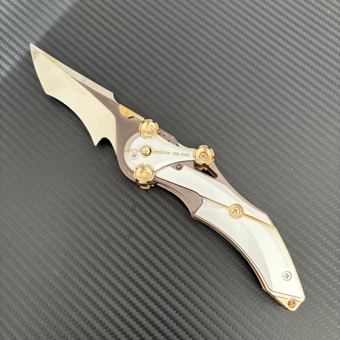 趣本初 怜悯之刃折叠合金刀金属加厚爪子刀近战未开刃 三角洲暗区突围游戏周边 成品模型