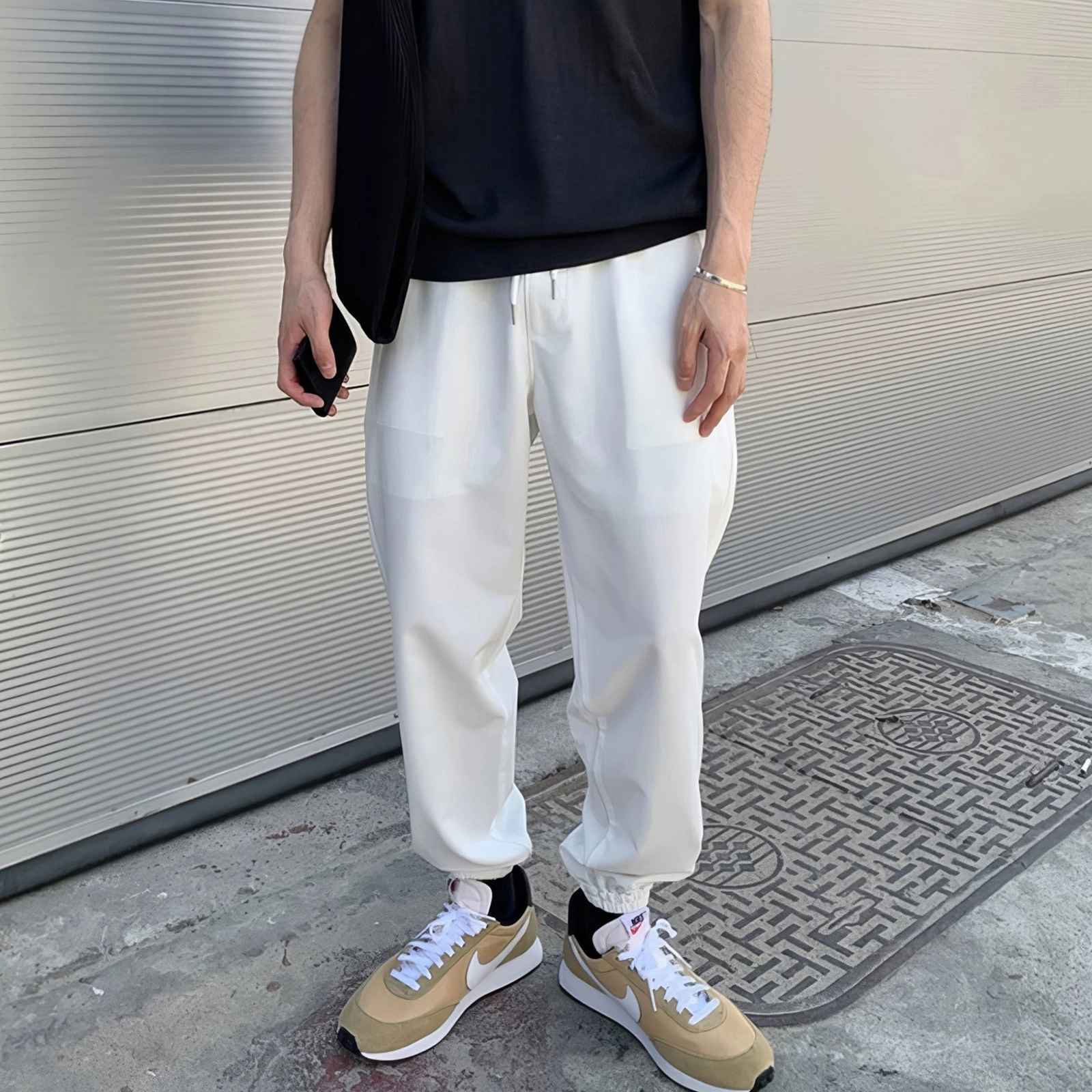 我是大卫 直筒宽松百搭运动时尚休闲裤 男女同款