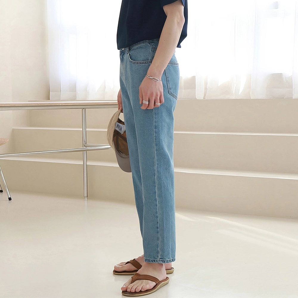 我是大卫 宽松休闲百搭牛仔裤 男女同款