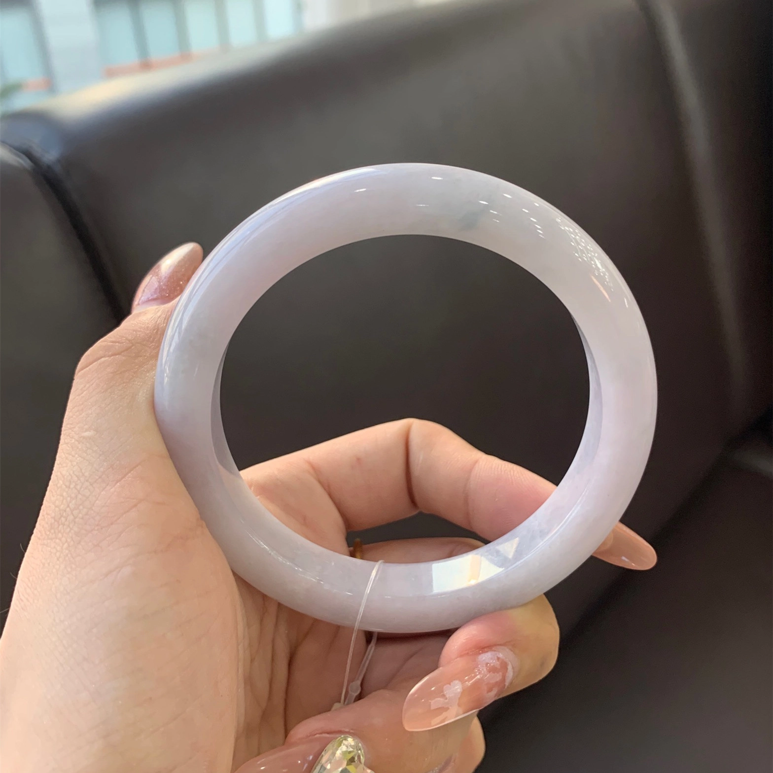 翠亨祥 细糯紫优雅大气 糯种 翡翠手镯 女款