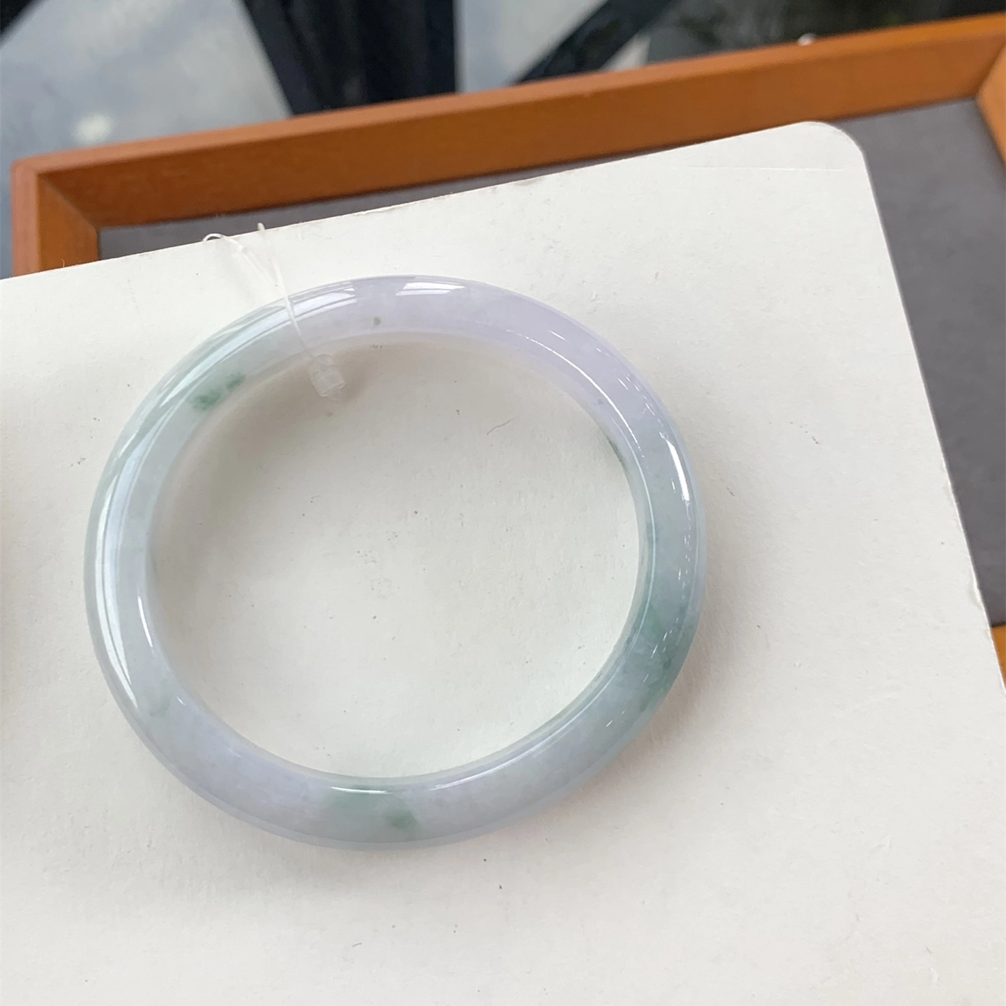 翠亨祥 新中式 国潮国风 优雅气质款贵妃 细糯飘花底 糯种 翡翠手镯 女款