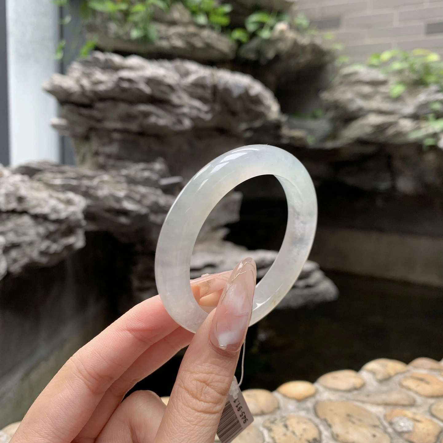翠亨祥 新中式 优雅温润款 高级 正圈 淡晴底 冰种 翡翠手镯 女