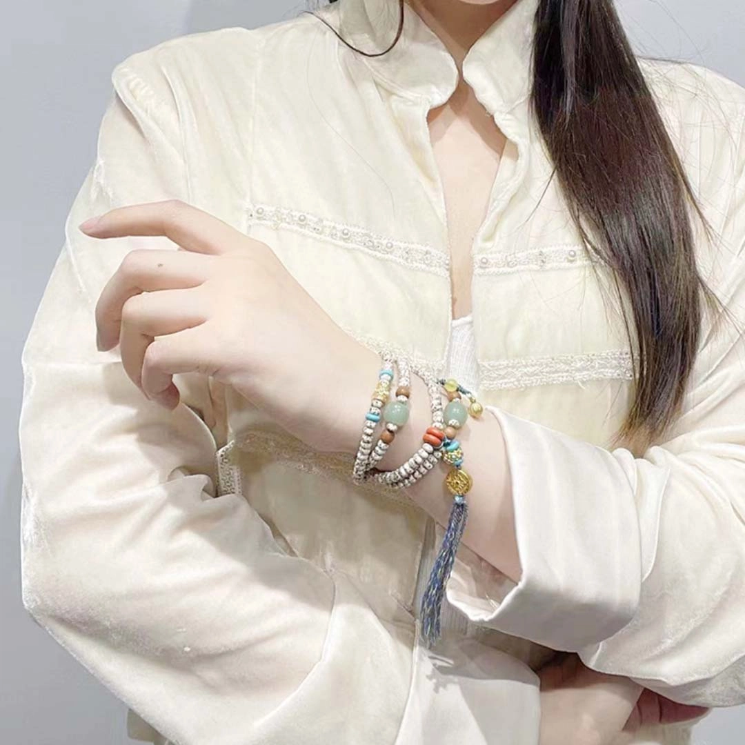 宝臻荟 转运纳福国潮藏风 星月菩提 手串 男女同款情侣款