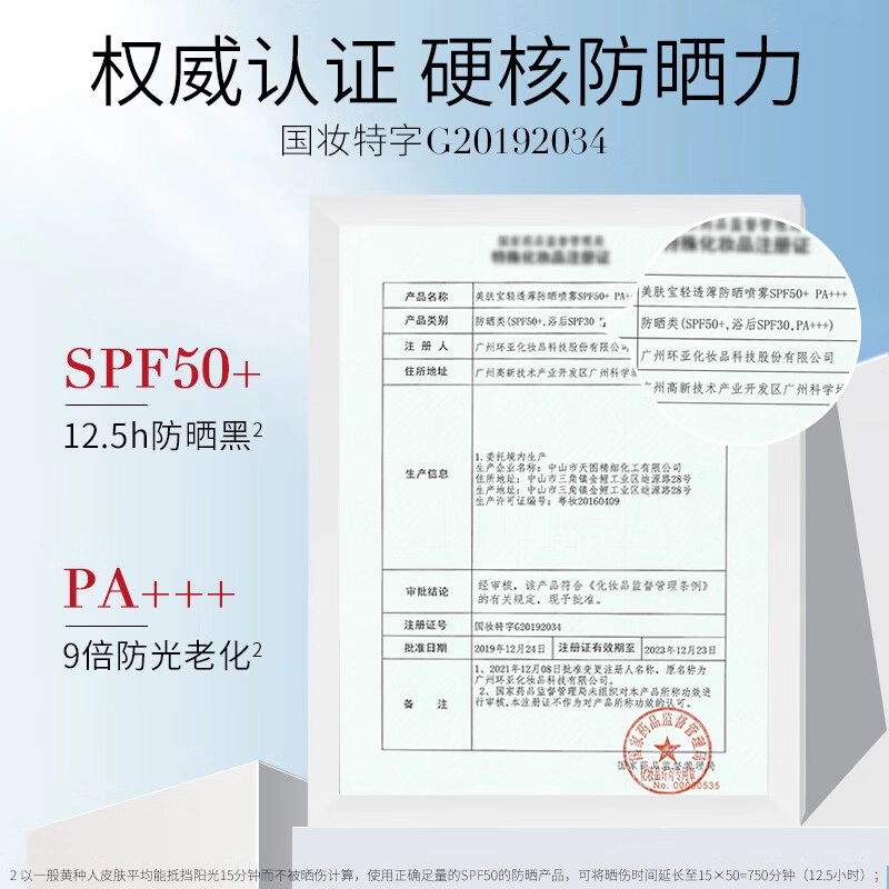 SINCE 1999 SPF50+ PA++ 50ml50ml*2