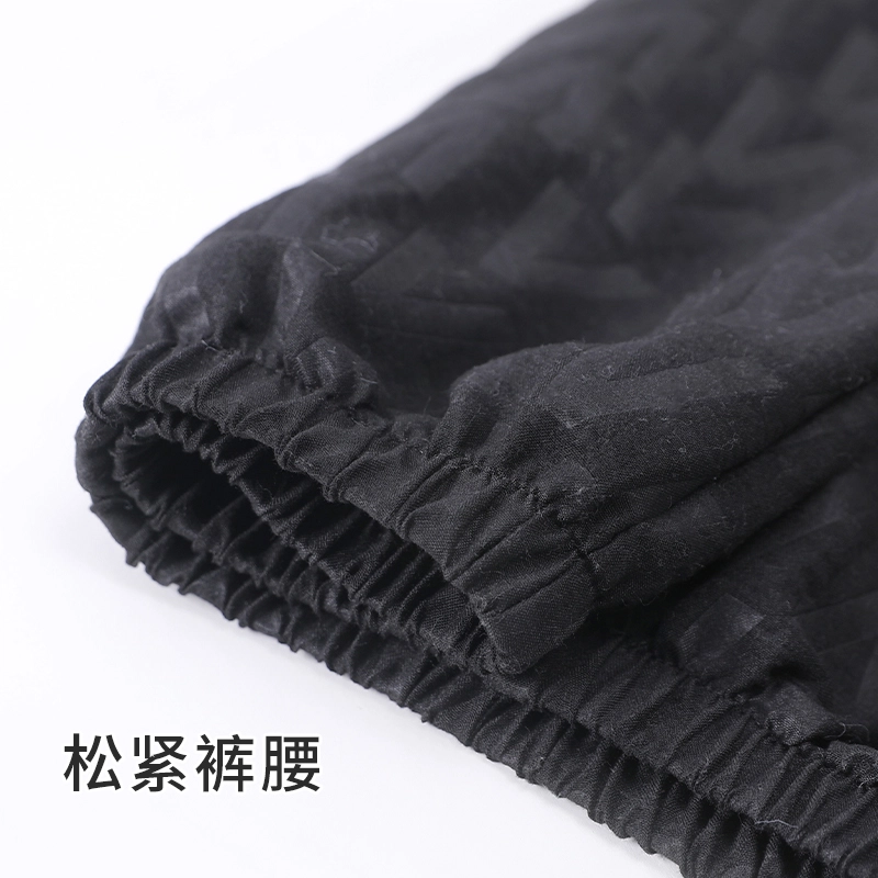 俏霓桐 简约卡通可爱舒适可外穿家居服睡衣套装 男款 图色