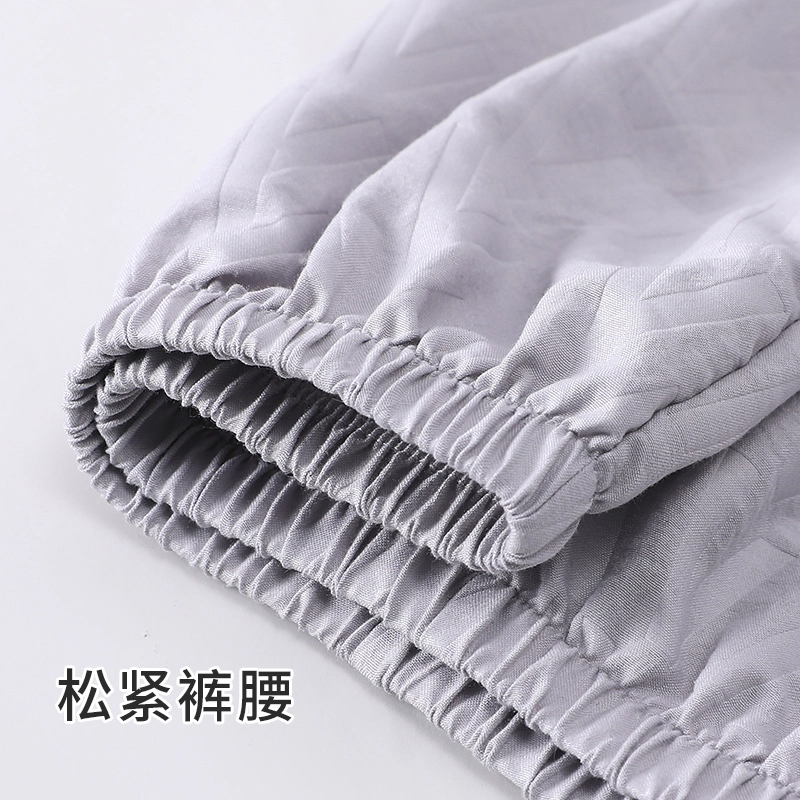 俏霓桐 简约时尚卡通可爱舒适家居服可外穿睡衣套装 男款 图色