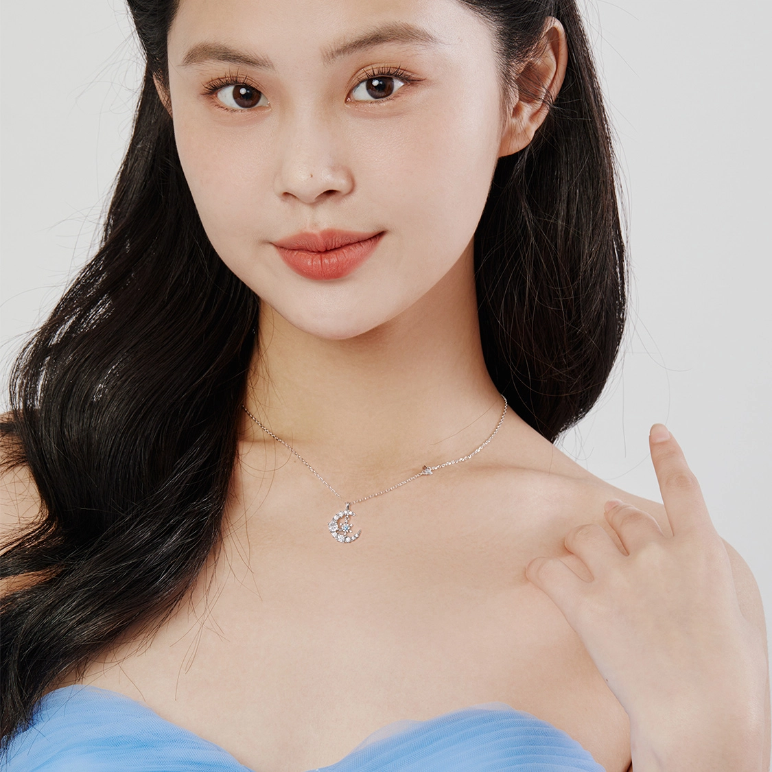 珂里 小众气质雪花相伴锁骨链甜美轻奢高级感吸睛时尚百搭 合金 项链 女款