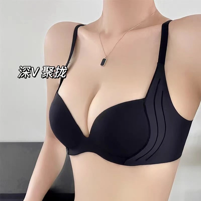 都市丽人 提拉小胸聚拢防外扩收副乳无钢圈文胸 女款