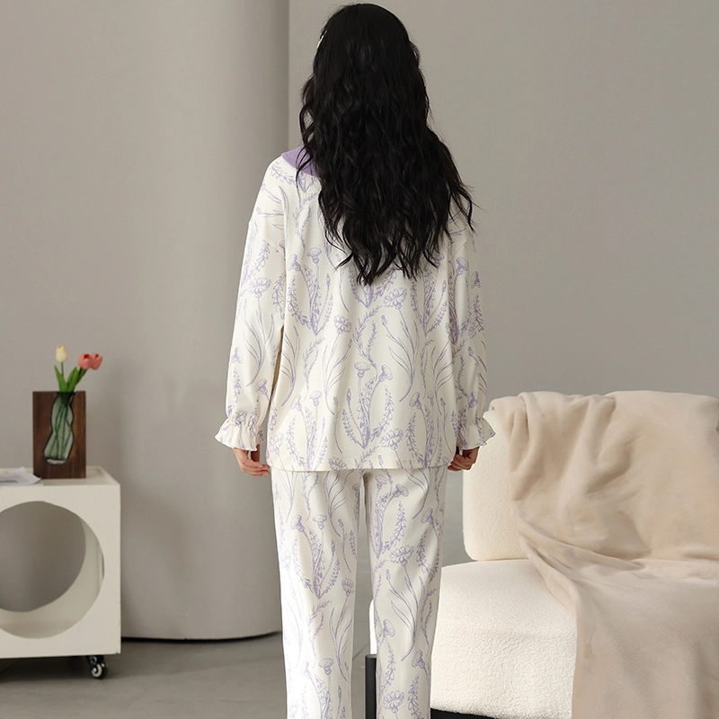 俏霓桐 开衫可爱甜美休闲舒适家居服睡衣套装 女款 图色
