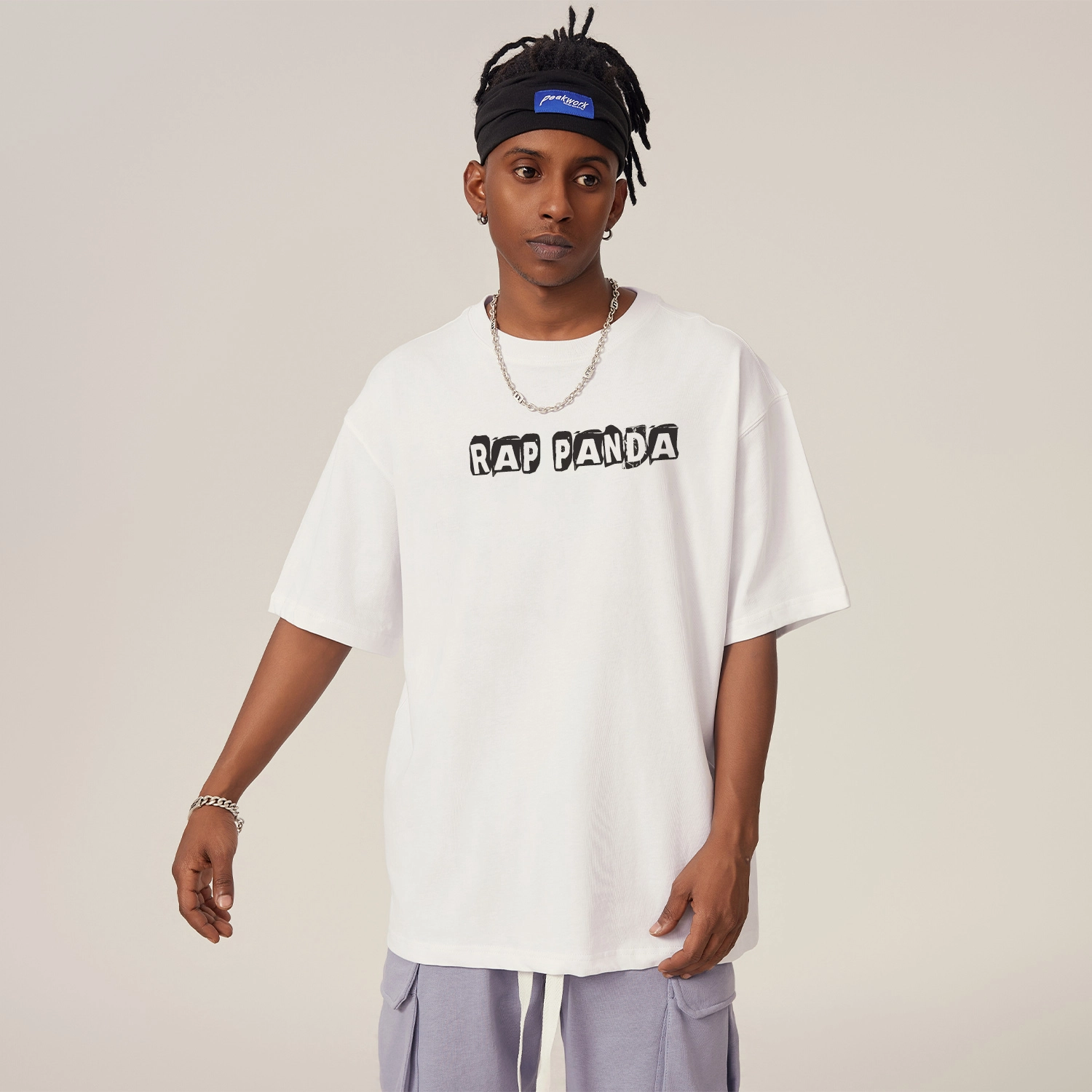 RAP PANDA hiphopTshirtoversizeT