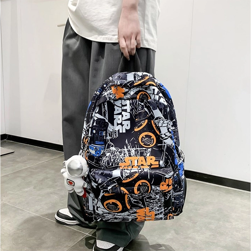 品健 潮酷街头运动 个性涂鸦 双肩包 多功能大容量 学生背包 休闲户外旅行包 其他骑行装备 男女同款