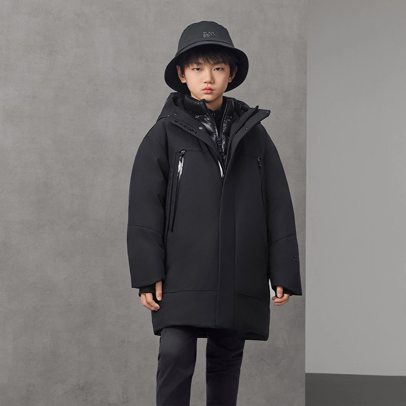 高梵羽绒服 冬季户外鹅绒长款加厚外套 青少年