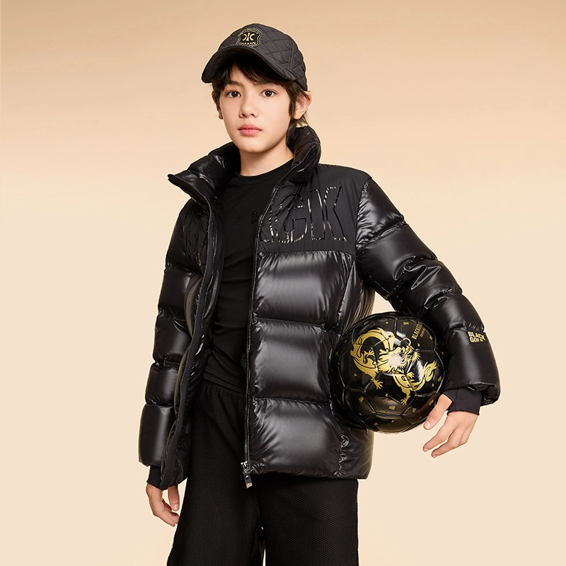 高梵 黑金小火山夺冠系列中长款加厚羽绒服 儿童款