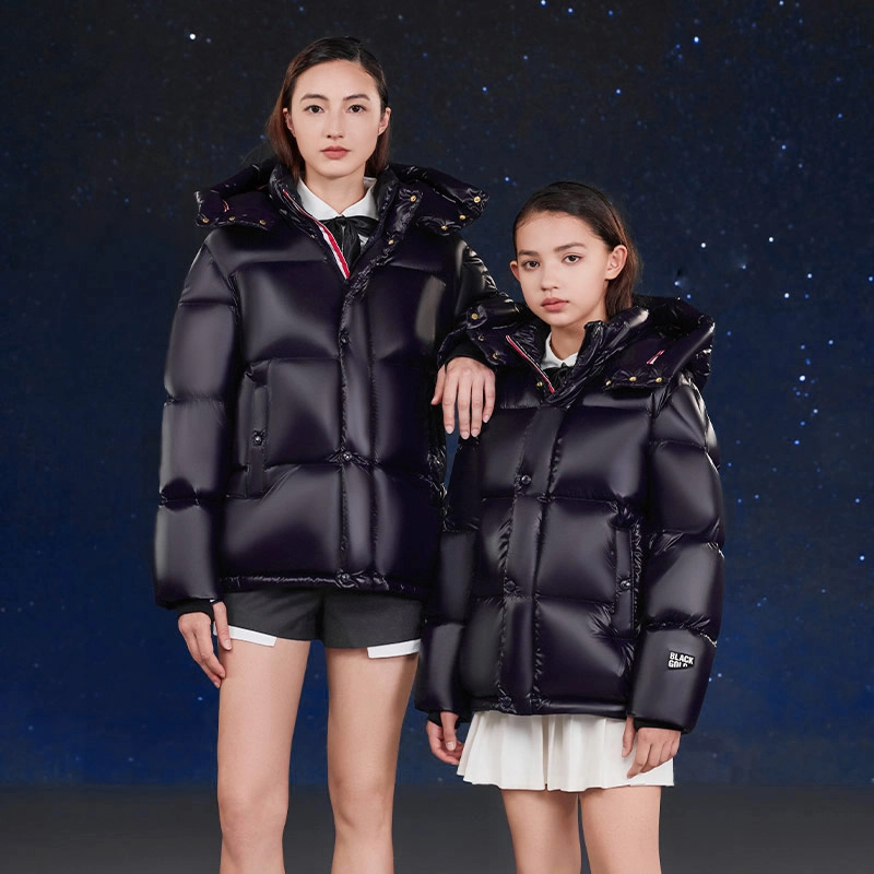 高梵 连帽舒适柔软轻盈羽绒服 皇家蓝 青少年