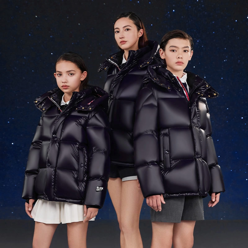 高梵 连帽舒适柔软轻盈羽绒服 皇家蓝 青少年