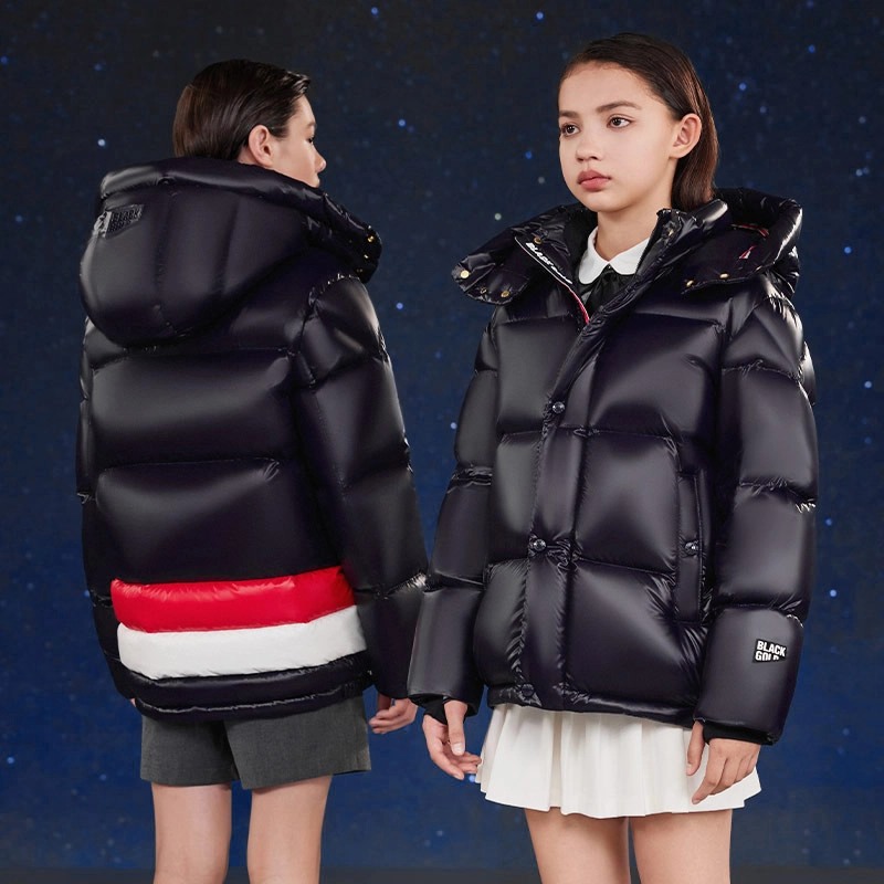 高梵 连帽舒适柔软轻盈羽绒服 皇家蓝 青少年