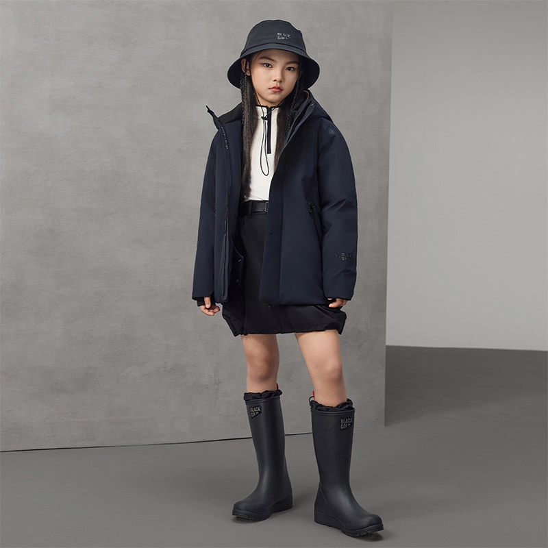 高梵 舒适连帽拉链亲肤羽绒服 青少年